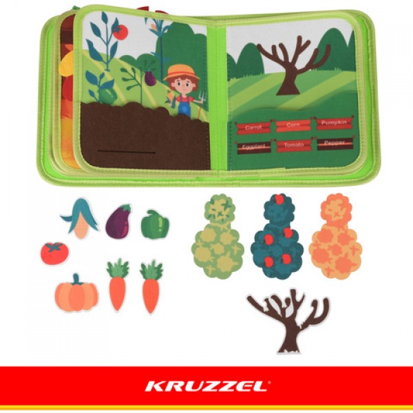 Книга Монтессори с сенсорными игрушками, 28006-ДЛЯ МАЛЫШЕЙ (~0-5 лет)-bebis.lv