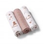 Muslin diaper set SUPER SOFT (3 pcs.) 348/18-Gultas veļa un piederumi-bebis.lv