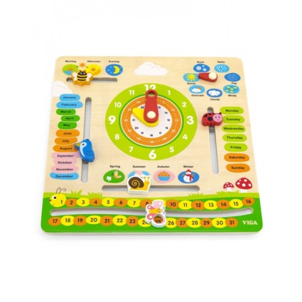 Educational Calendar Learning English 44538-Rotaļlietas-bebis.lv