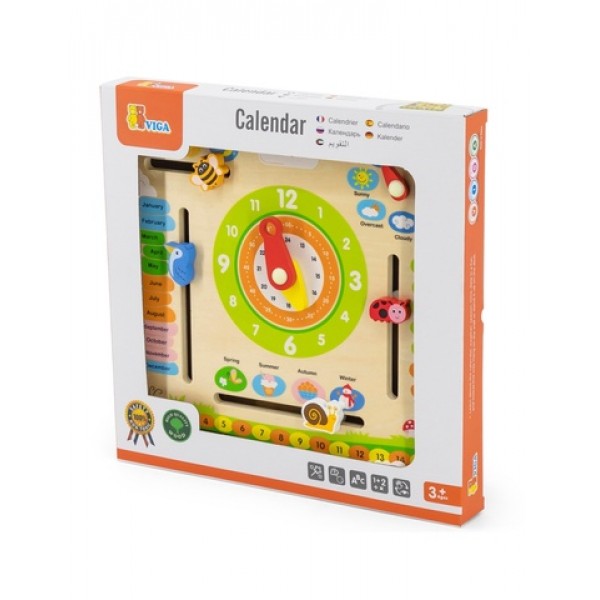 Educational Calendar Learning English 44538-Rotaļlietas-bebis.lv