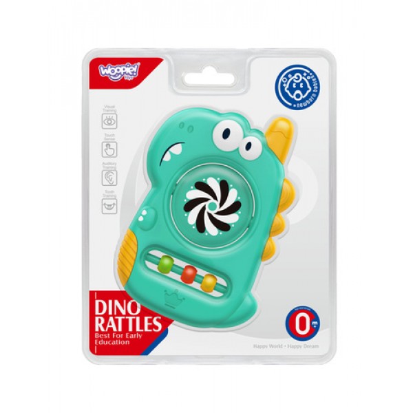 Sensory Toy Teether Mirror Dino 47788-MAZUĻIEM (~0-5 gadi)-bebis.lv