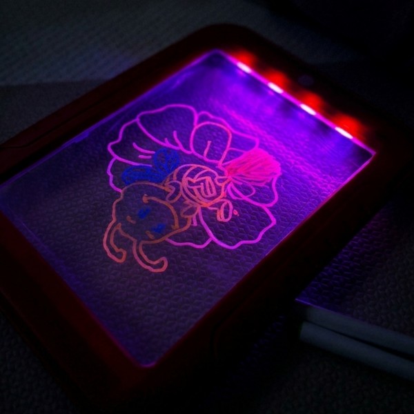 Magic Graphics Drawing Tablet Neon Colors-Rotaļlietas-bebis.lv