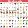 Набор кухонных принадлежностей, 108 предметов, 56687-Игрушки-bebis.lv