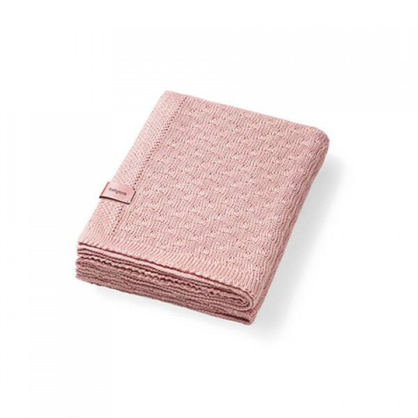 Adīta bambusa sedziņa 1673/01 pink-Gultas veļa un piederumi-bebis.lv