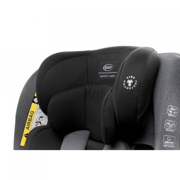 Автосиденье MATT-FIX graphite, 40-150 cm (Isofix)-Детские автосиденья-bebis.lv