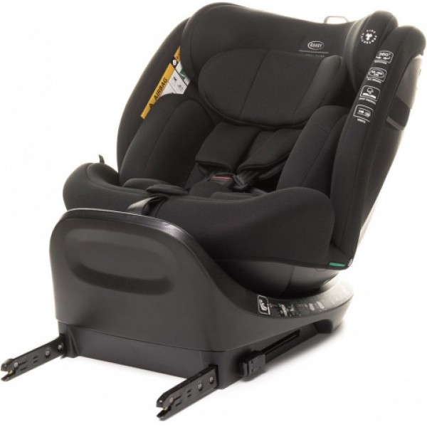 Автосиденье ROTO-FIX black (40-150 cm)-Детские автосиденья-bebis.lv