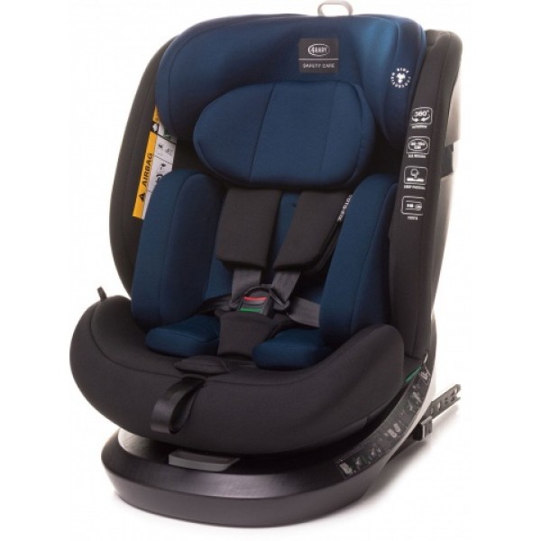 Autosēdeklis ROTO-FIX navy blue (40-150 cm)-Autosēdekļi bērniem-bebis.lv