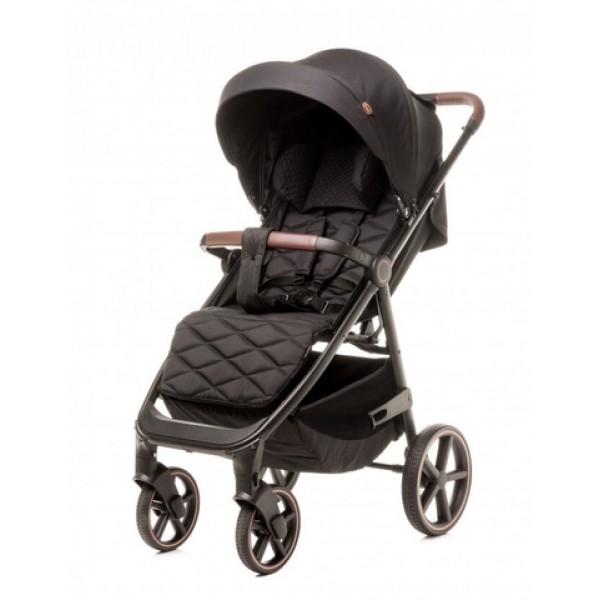 Коляска STINGER PRO black-Детские коляски и принадлежности-bebis.lv