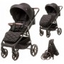 Коляска STINGER PRO black-Детские коляски и принадлежности-bebis.lv
