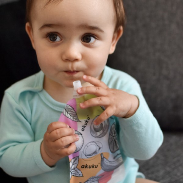 Maisiņi bērnu pārtikai AKUKU A0056 (5 gab.) Maisiņi bērnu pārtikai AKUKU A0056 (5 gab.)-Bērna barošana-bebis.lv