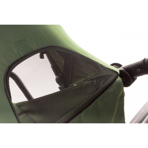 Детская коляска COPPER green-Детские коляски и принадлежности-bebis.lv