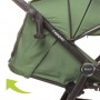Детская коляска COPPER green-Детские коляски и принадлежности-bebis.lv