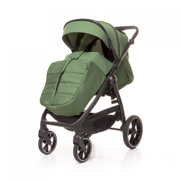 Детская коляска COPPER green-Детские коляски и принадлежности-bebis.lv