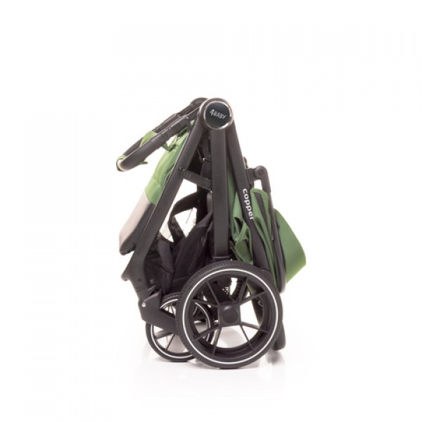 Детская коляска COPPER green-Детские коляски и принадлежности-bebis.lv