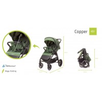 Детская коляска COPPER green