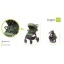 Детская коляска COPPER green-Детские коляски и принадлежности-bebis.lv