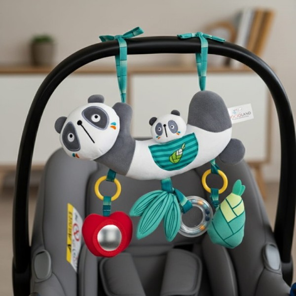 Educational hanging toy PANDA BOO BL236-MAZUĻIEM (~0-5 gadi)-bebis.lv