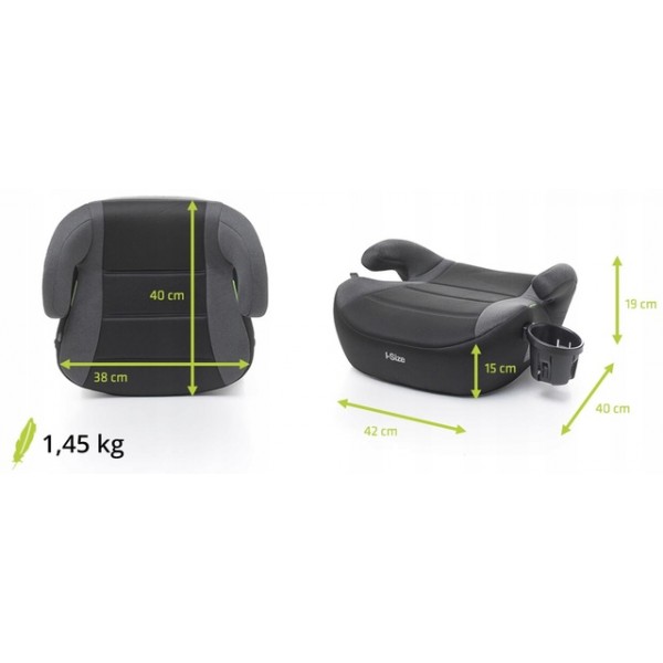 Autosēdeklis-būsteris BOOST CUP graphite 125-150 cm-Autokrēsliņi bērniem-bebis.lv
