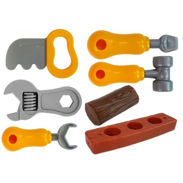 Darba rīku komplekts DIY mugursomā 59098 Darba rīku komplekts DIY mugursomā 59098-Rotaļlietas-bebis.lv