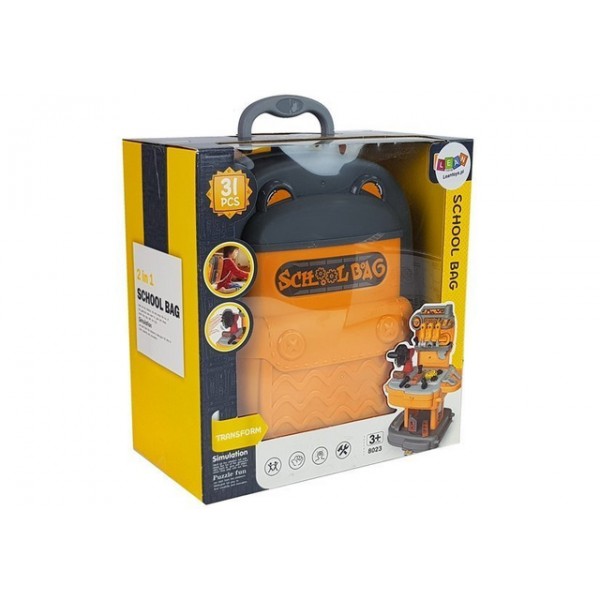 Darba rīku komplekts DIY mugursomā 59098 Darba rīku komplekts DIY mugursomā 59098-Rotaļlietas-bebis.lv