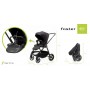 Коляска FOSTER black (реверсивная)-Детские коляски и принадлежности-bebis.lv
