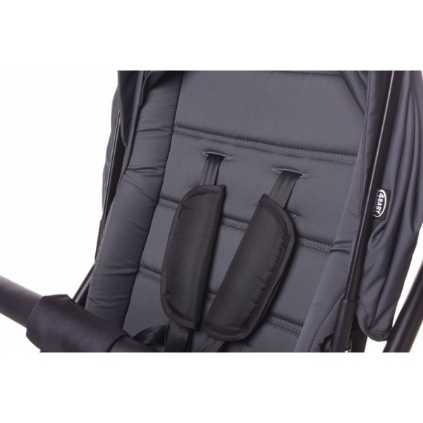 Коляска FOSTER graphite (реверсивная)-Детские коляски и принадлежности-bebis.lv