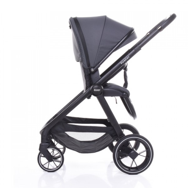 Коляска FOSTER graphite (реверсивная)-Детские коляски и принадлежности-bebis.lv