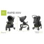 Ratiņi RAPID black (XXIV) Ratiņi RAPID black (XXIV)-Ratiņi un piederumi-bebis.lv