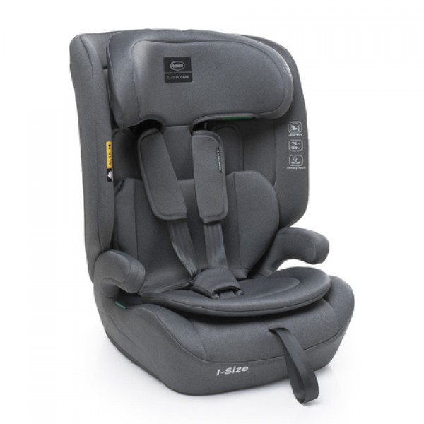 4B FOTELIK ROCKET 76-150CM GRAPHITE I-SIZE--bebis.lv