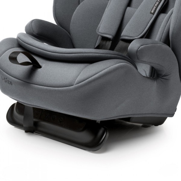 4B FOTELIK ROCKET 76-150CM GRAPHITE I-SIZE--bebis.lv