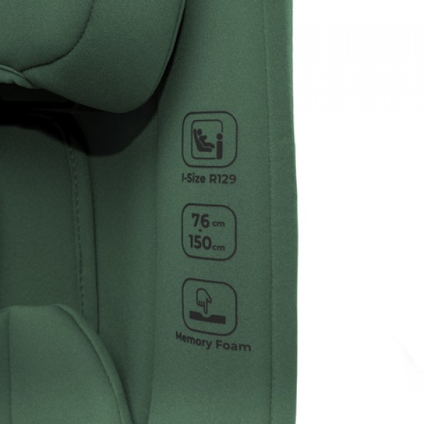 Автокресло ROCKET dark green, 76-150 cm (non-Isofix)-Детские автосиденья-bebis.lv