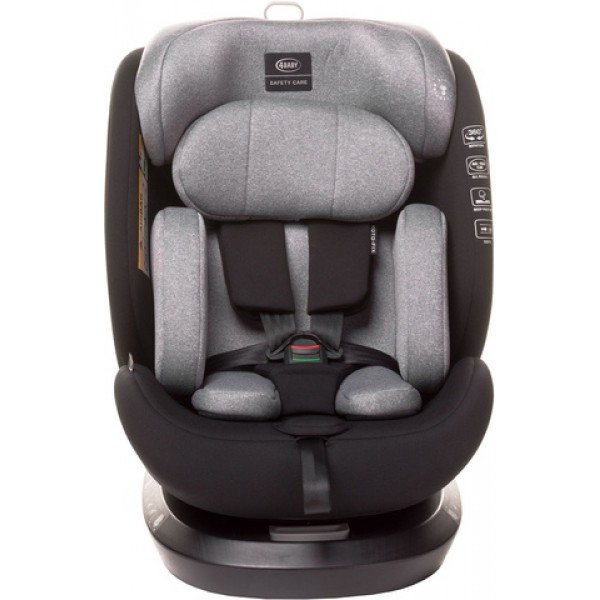 Autosēdeklis ROTO-FIX grey (40-150 cm)-Autosēdekļi bērniem-bebis.lv