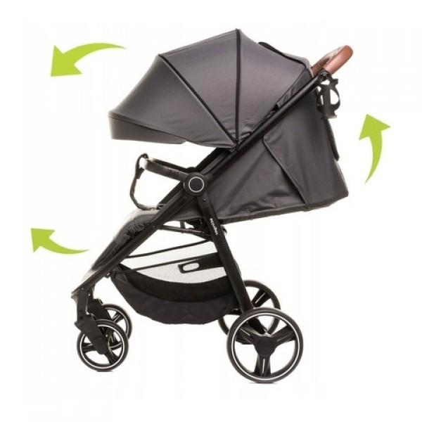 Коляска STINGER XXIII graphite-Детские коляски и принадлежности-bebis.lv