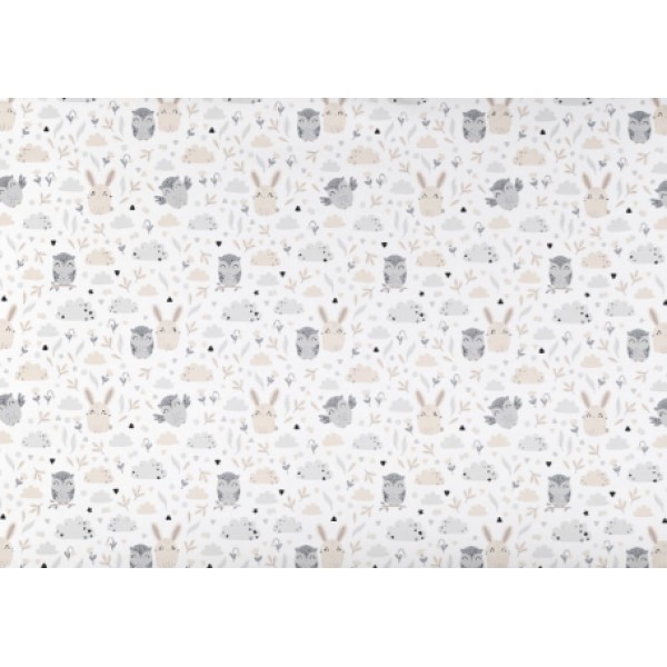 Apmale 180 cm RABBIT&OWL-Gultas veļa un piederumi-bebis.lv