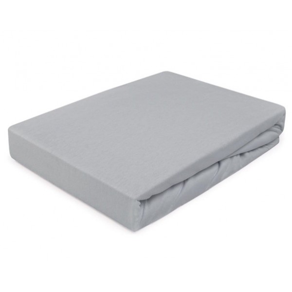 Простыня джерси влагостойкая 160x80 cm GREY (1050) Простыня джерси влагостойкая 160x80 cm GREY (1050)-Постельные принадлежности-bebis.lv