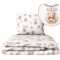 Beddung set BEARS in BASKETS K-2T135