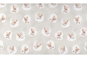 Apmale BEARS in CLOUDS beige 360 cm