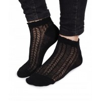 Ažūra zeķes 27-34 SKL-0010 BLACK (Yoclub)