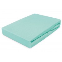 Простыня трикотажная влагостойкая MINT GREEN 140x70 cm (1043)