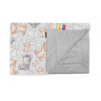 Одеяло двустороннее MINKY Safari grey 75х100 cm