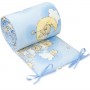Бортик 360 cm BEARS-LADDERS blue-Постельные принадлежности-bebis.lv