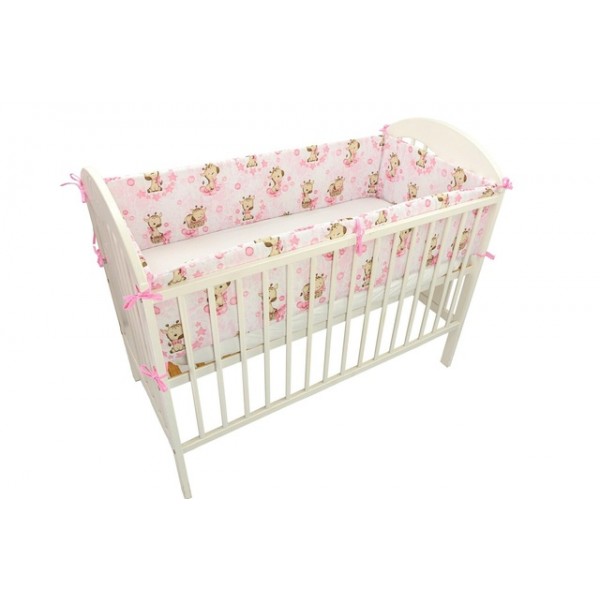 Apmale 360 cm GIRAFFE pink-Gultas veļa un piederumi-bebis.lv