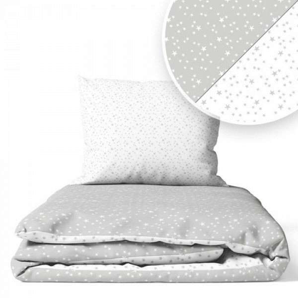 Bedding set GALAXY grey 2 pcs. K-2T135-Gultas veļa un piederumi-bebis.lv