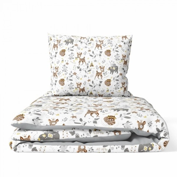 Комплект DEERS grey K-2T135 (135x100)-Постельные принадлежности-bebis.lv