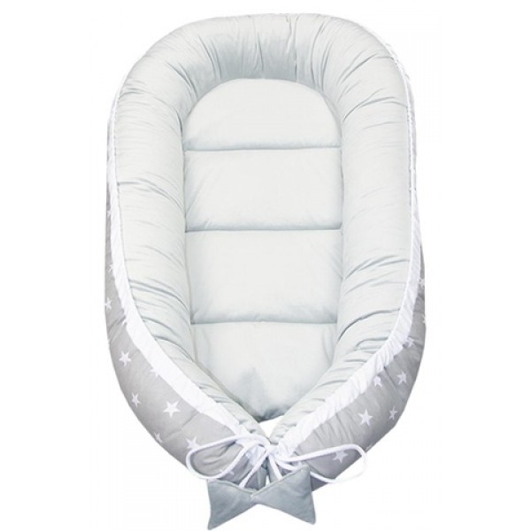 Ligzda-kokons ar aksesuāriem 5 el. VELVET STARS-Preces māmiņai-bebis.lv