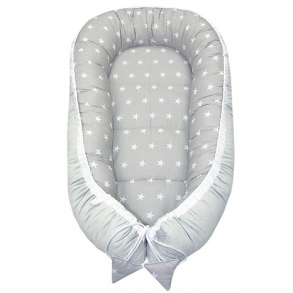 Ligzda-kokons ar aksesuāriem 5 el. VELVET STARS-Preces māmiņai-bebis.lv