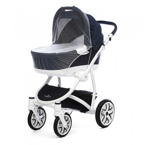 Mоскитная сетка для коляски 072 WHITE-Детские коляски и принадлежности-bebis.lv
