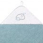 Frotē dvielis ar kapuci 144/09 blue (85x85 cm)-Vannošana un peldēšana-bebis.lv