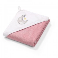 Полотенце фроте с капюшоном 144/10 pink (85x85 см)