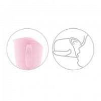 Mācību krūze ergonomiskā FLOW BabyOno 1463/04 pink